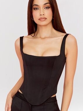 House of CB Rafa Corset top, Medium (M), Black